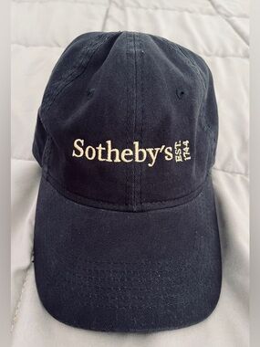 Sotheby’s Embroidered Baseball Cap 🖤 | Classic Minimalist Luxury Vibe